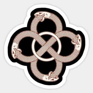 Ouroboros symbol Sticker